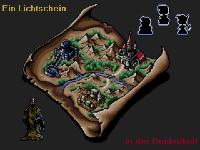 Ein Lichtschein in der Dunkelheit