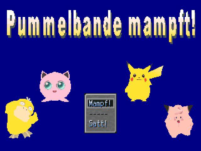 Pummelbande mampft!