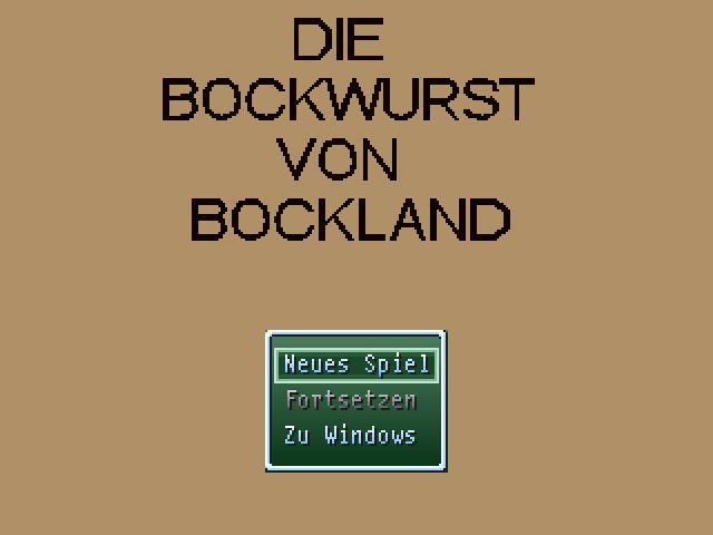 Die Bockwurst von Bockland