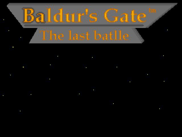 Baldurs Gate:: The Last Battle (La légende du diamant sacré.)