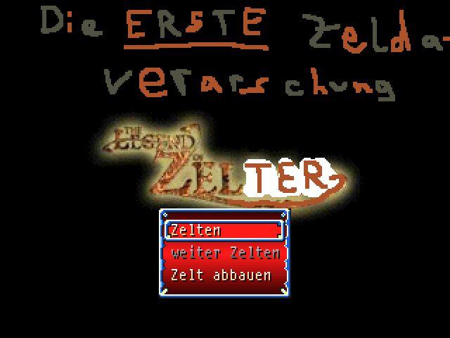 The Legend of Zelter:: Die erste Zelda-Verarschung